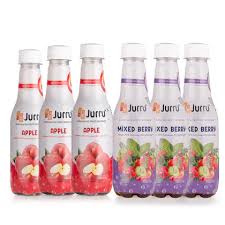 JURRU Fruit Soda Combo Pack | 3 Apple + 3 Mixed Be...